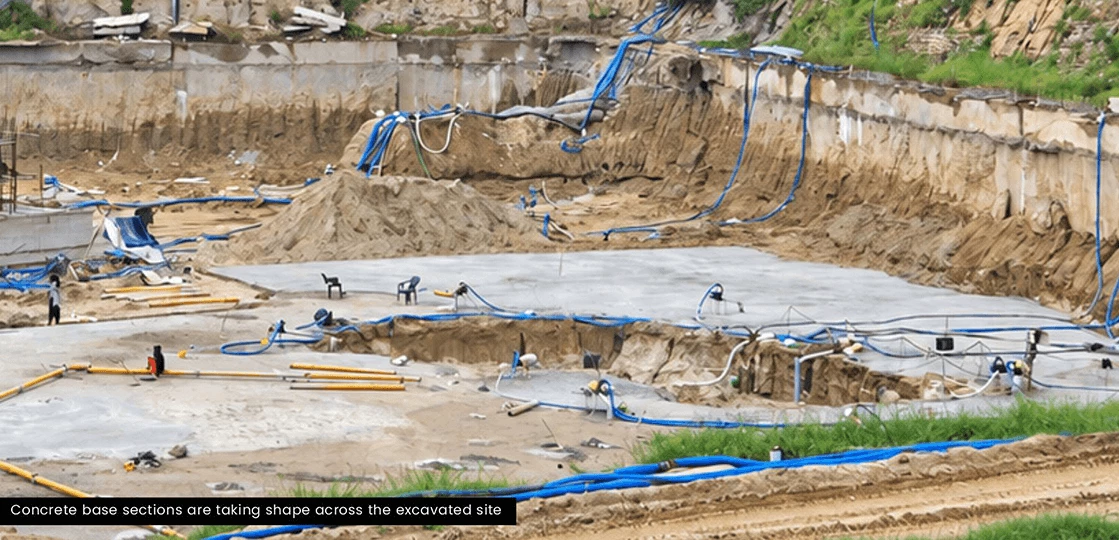 Monarque construction update September 2026